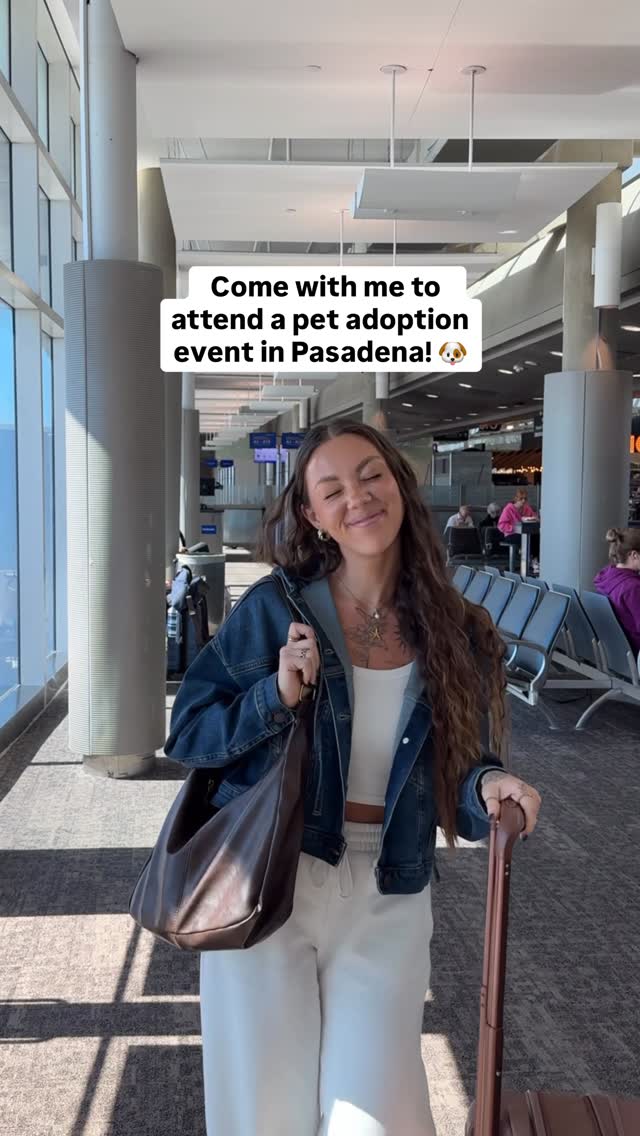 Instagram post by @dear.fig for Levoit. Caption reads: AD | Flew to Pasadena, CA for an adoption event…....