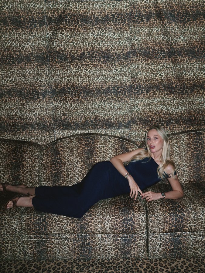 Instagram post by an influencer for GAINA. Caption reads: 🐆🐆🐆 #reklam.