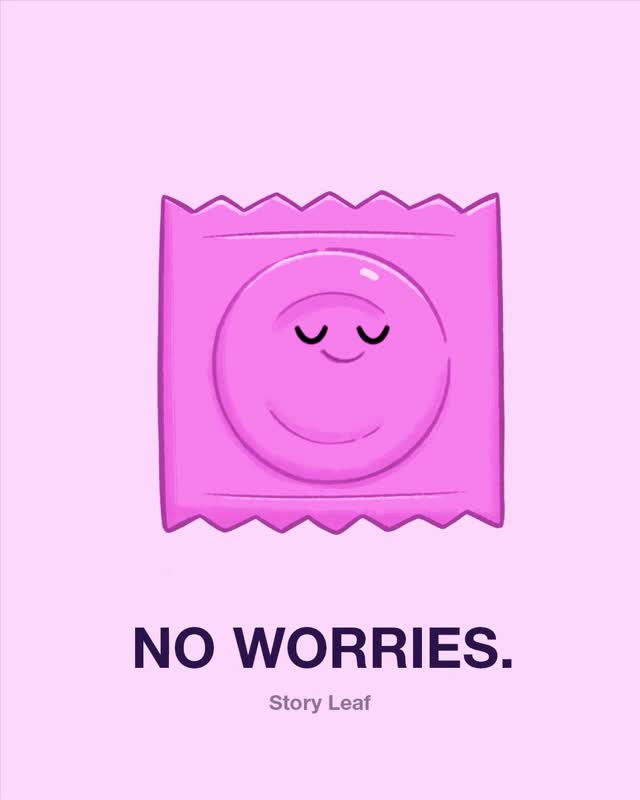 Instagram post by @story_leaf for GIPHY. Caption reads: No stress, no fuss—just good vibes. 🙂‍↕️💞 Check....