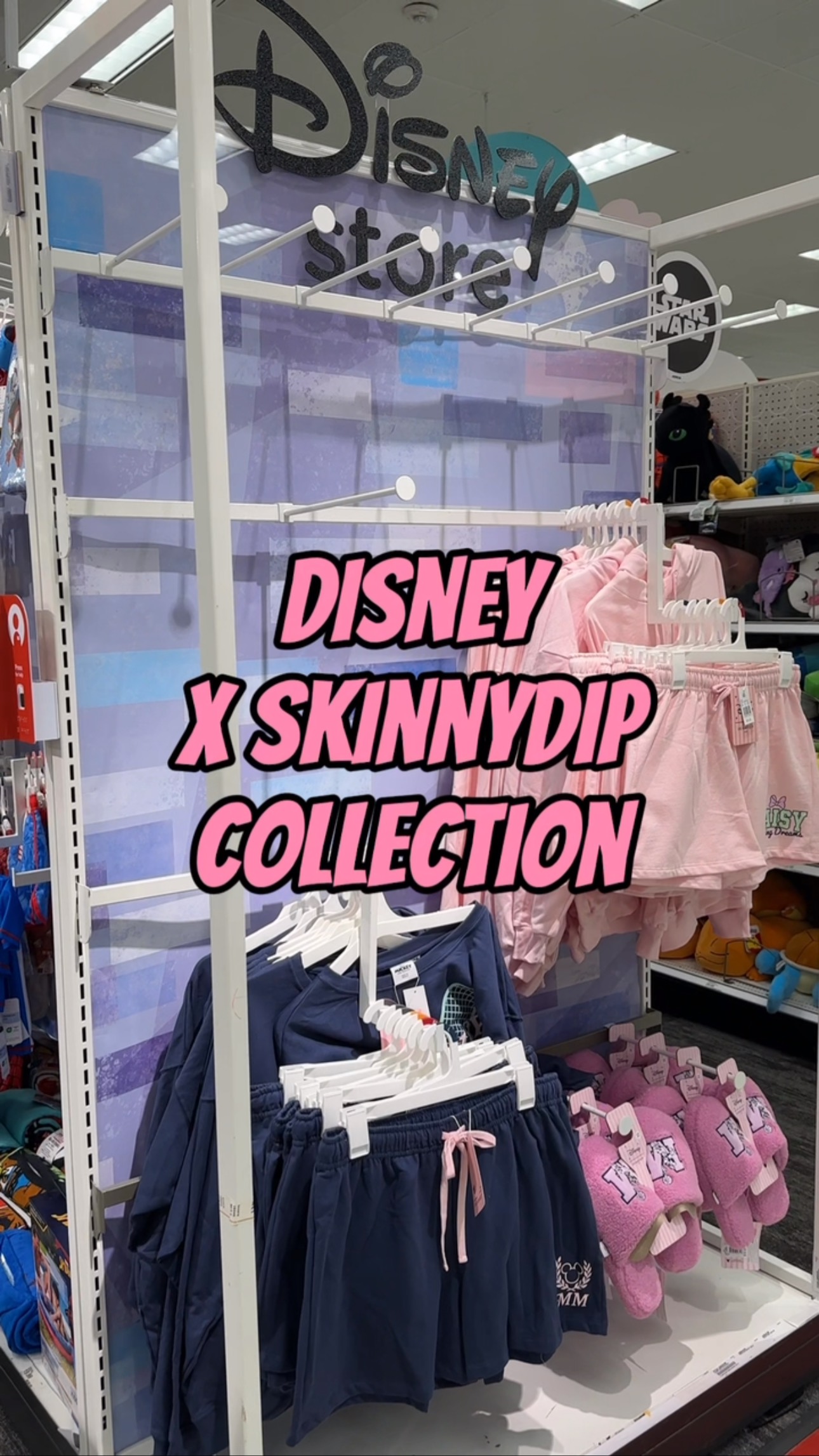 Instagram post by @targetpursuit for Skinnydip London. Caption reads: Comment DISNEY for 🔗🔗 How cute is this new....