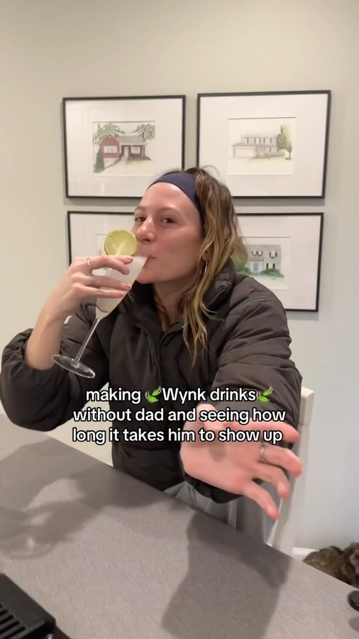 Instagram post by @gachelraede for Wynk. Caption reads: January’s not looking so dry anymore 👀 fam....