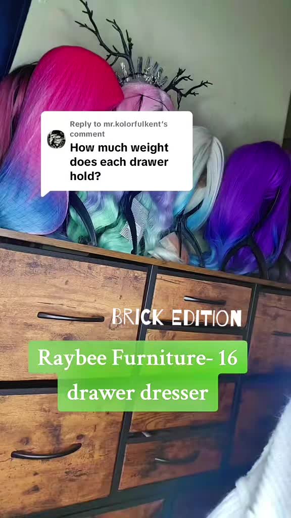 TikTok post by @thespookrat for RaybeeOfficial. Caption reads: [...] though 👀 @Raybee Furniture US....