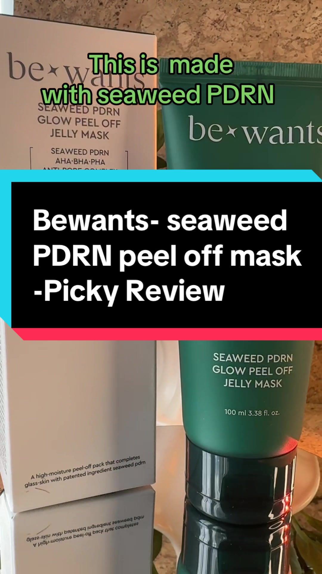 TikTok post by @iglowwith for Picky. Caption reads: [...] Thank you @bewants and @Picky KBeauty for....