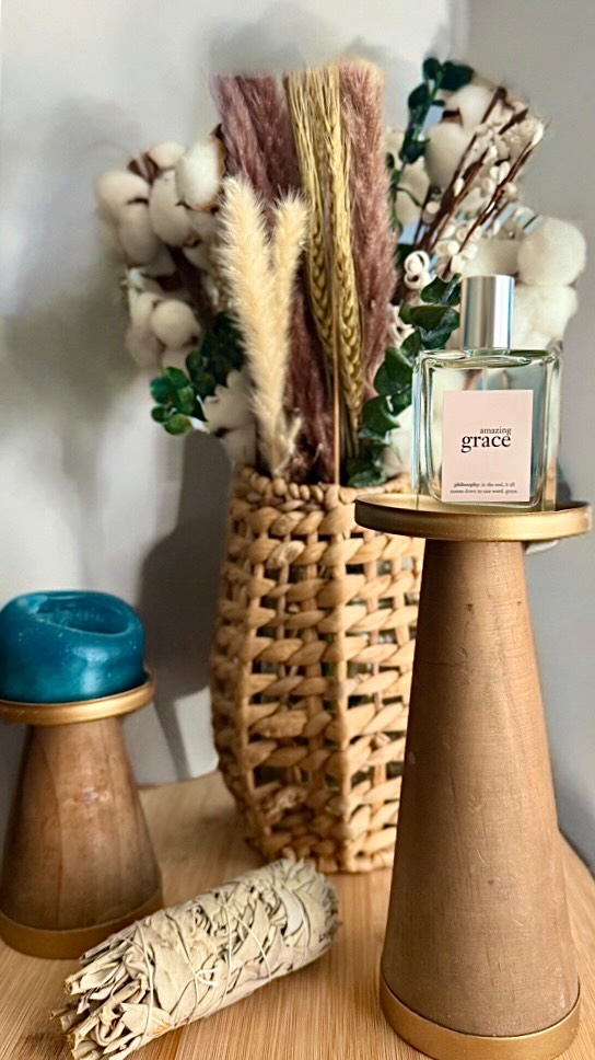 Instagram post by @audreyinwanderlust_ for philosophy. Caption reads: #gifted Are you looking for a new scent to add to....