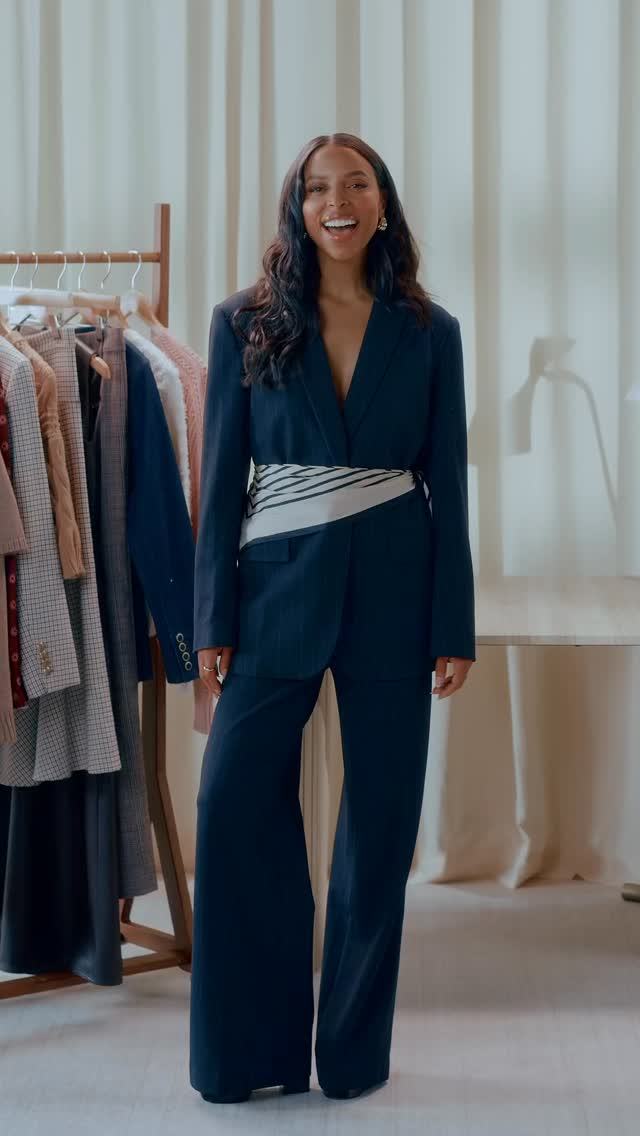 Instagram post by @waityouneedthis for Ann Taylor. Caption reads: Meet your personal stylist, Janelle Lloyd of....