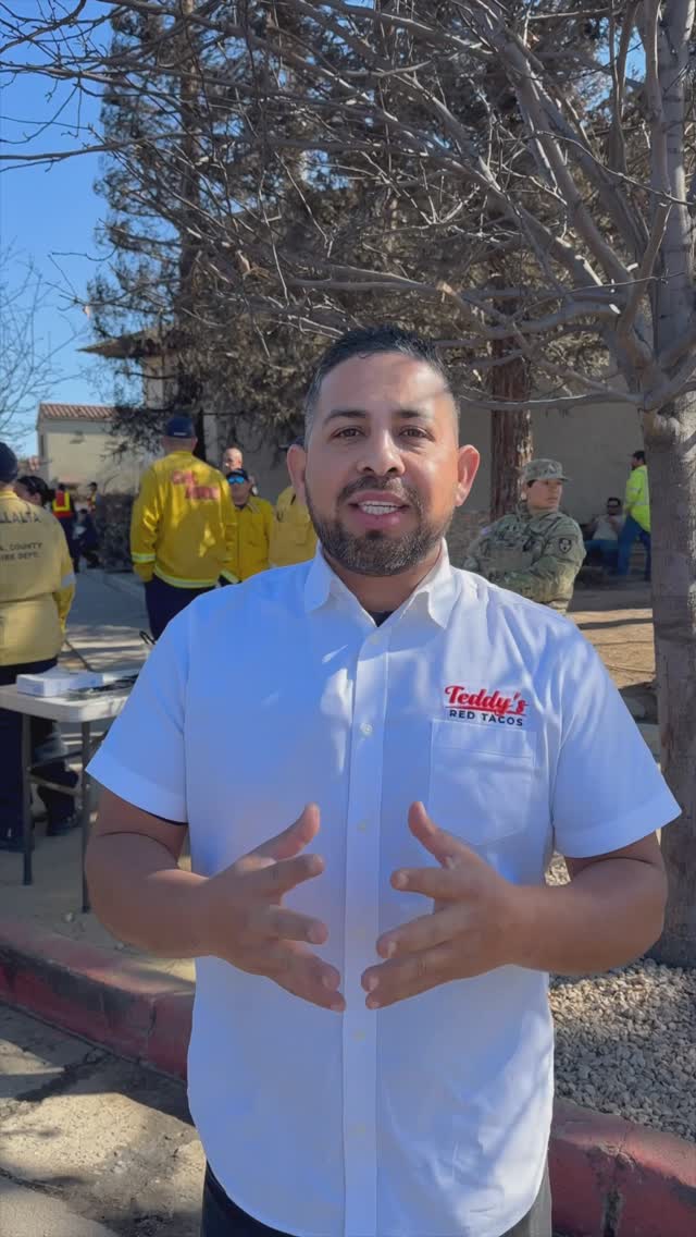 Instagram post by @teddysredtacos for Eater LA. Caption reads: What a beautiful experience filled with joy. Thank....