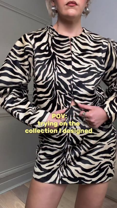 Instagram post by @rachrat_ for River Island. Caption reads: Latest collection I designed for @riverisland....