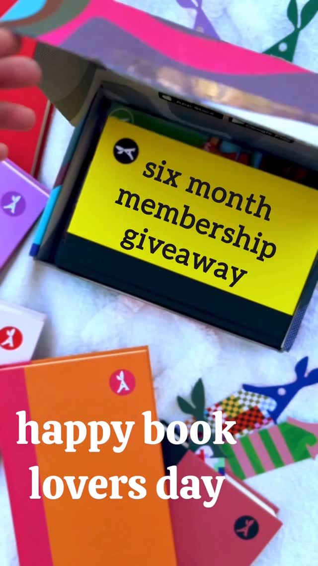 Instagram post by @suethebookie for BookoftheMonth. Caption reads: National Book Lovers Day GIVEAWAY (US &....