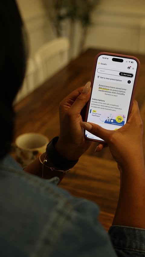 Instagram post by @hangingwiththeholcombs for GoodRx. Caption reads: [...] Learn more at the link in my bio. @GoodRx....