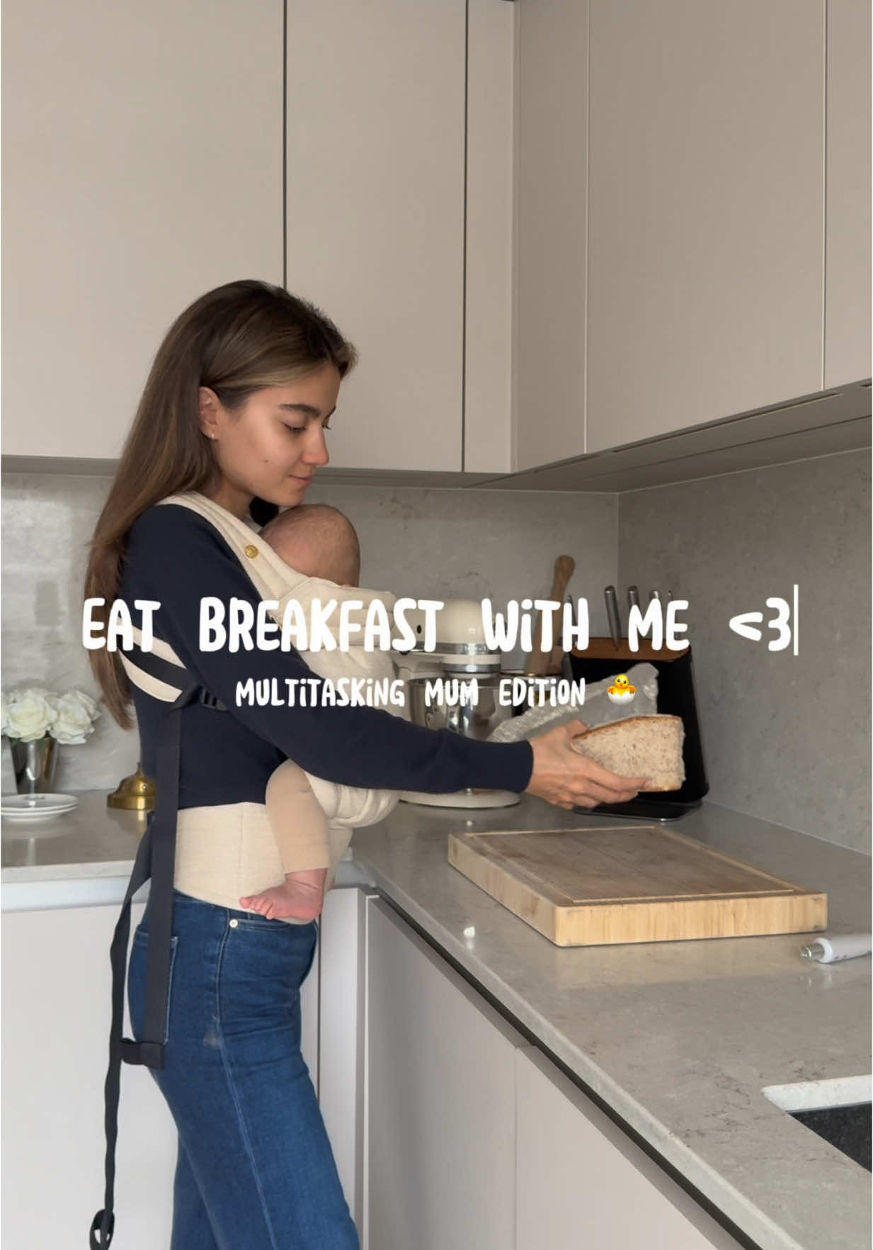 TikTok post by @lidiavmera for Erborian. Caption reads: a multi-tasking rainy morning using my @Erborian....