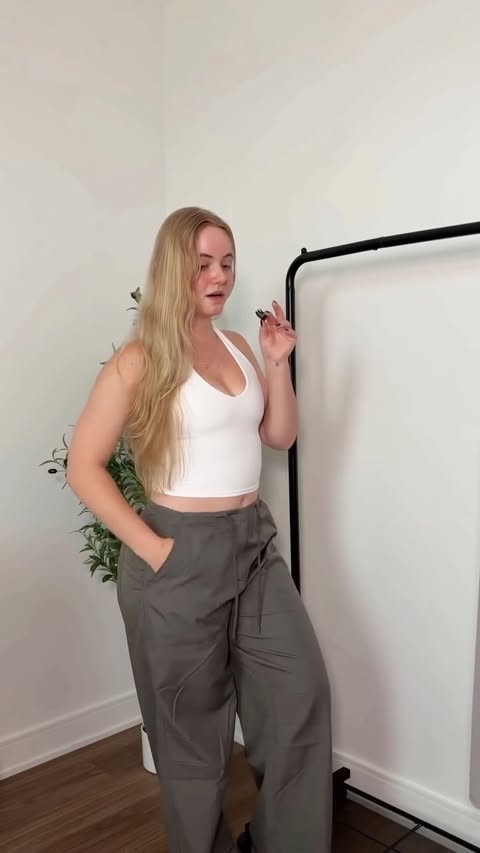Instagram post by @lindseyxburt for Oner Active. Caption reads: [...] EVER👀 introducing the 36O cargos....