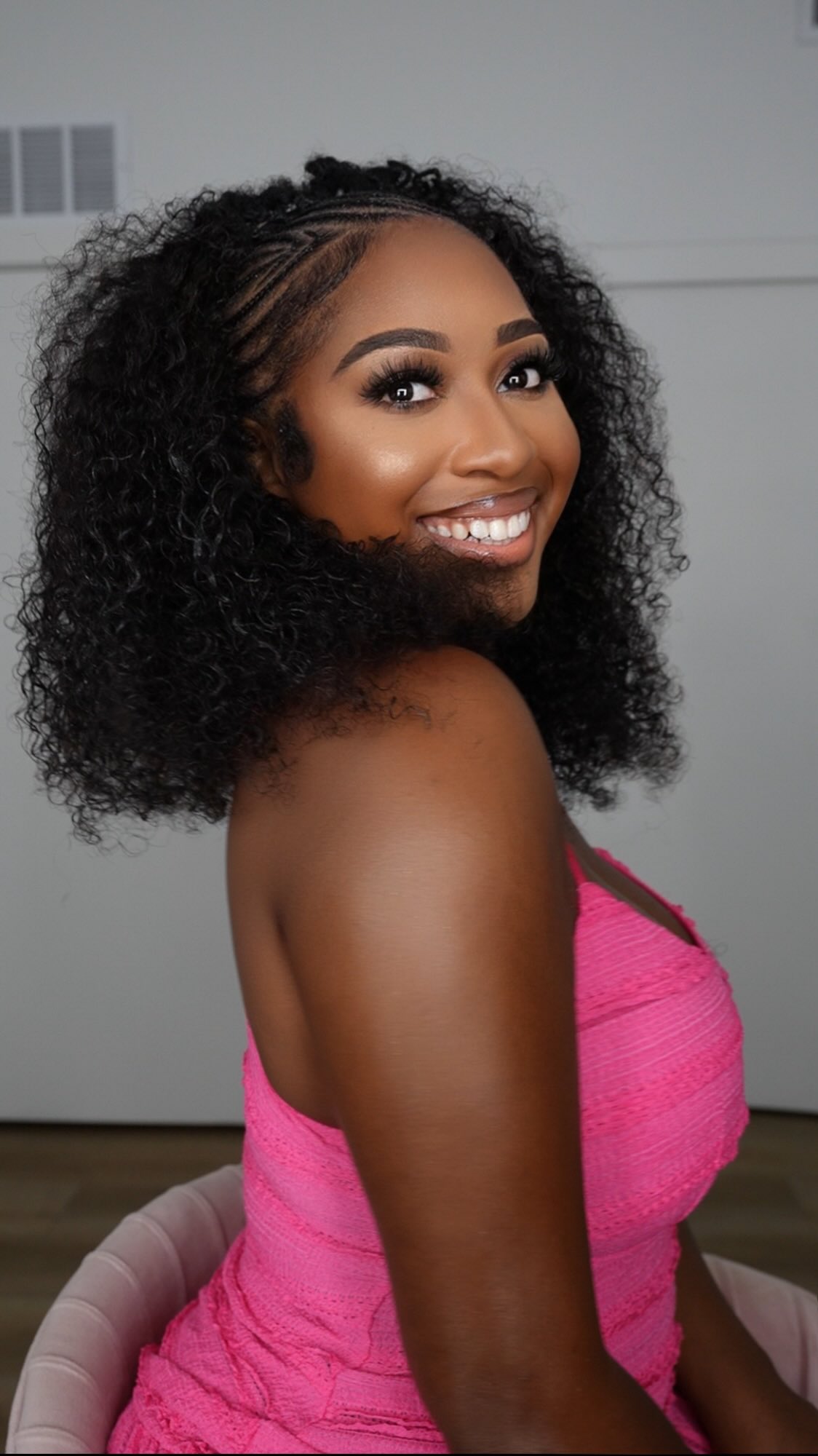 Instagram post by @ilycheaandrea for Aunt Jackie's Curls & Coils. Caption reads: Bookies, When I say run to Amazon rn!....