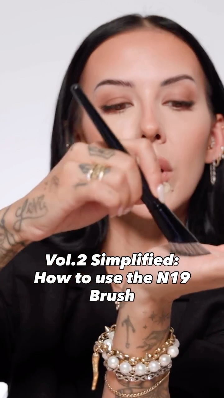 Instagram post by @makeupbynikkilarose for BK Beauty. Caption reads: Available in my @thebkbeauty Vol.2 set, on sale....