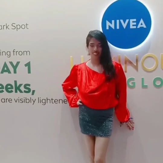 Instagram post by @dancingdivaniki for NIVEA India. Caption reads: Just had an amazing time at the NIVEA Beauty....