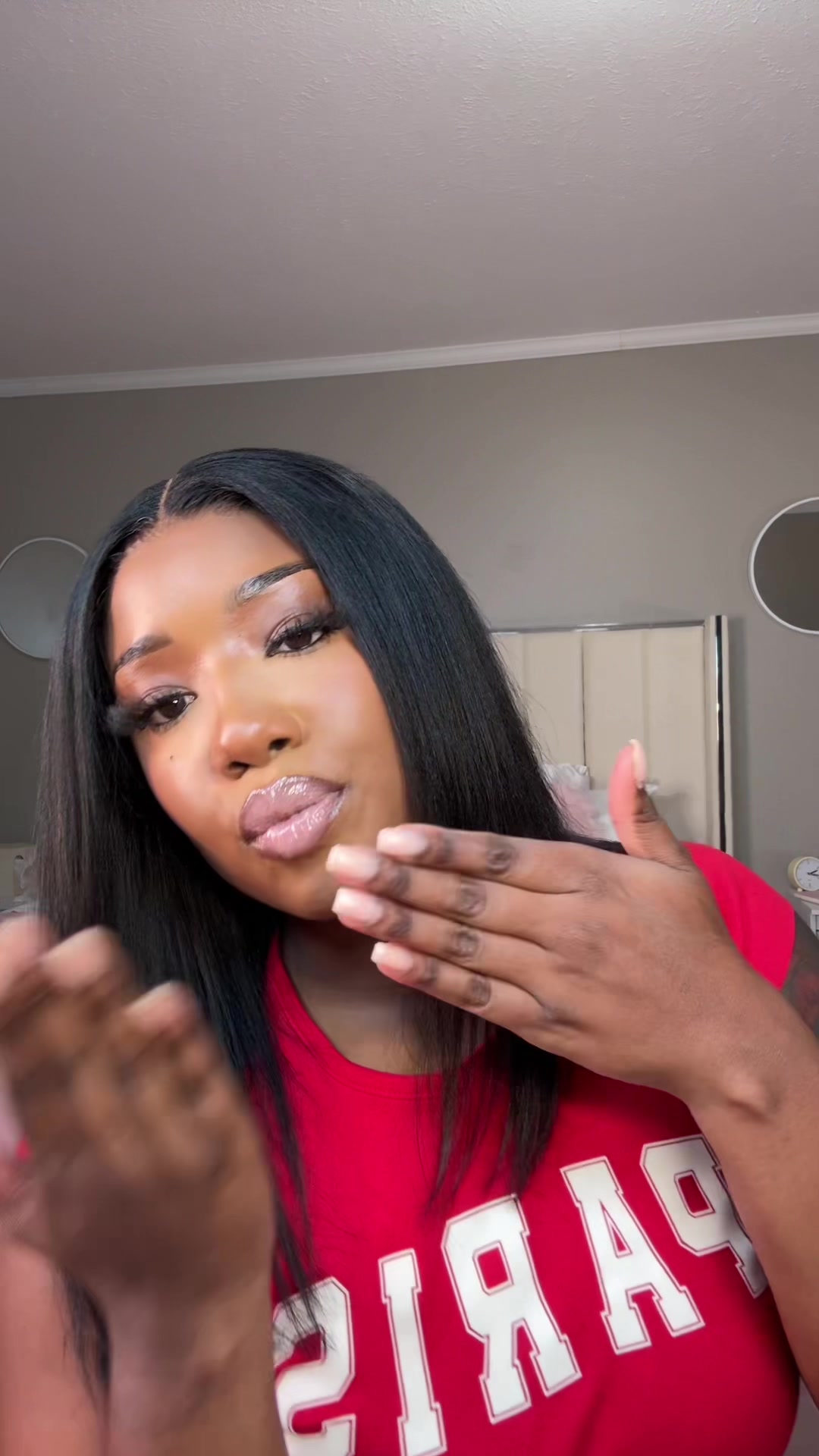 TikTok post by @yungchicago773 for Ashimary Hair. Caption reads: @Ashimary Hair Beauty Wear Go Yaki [...].