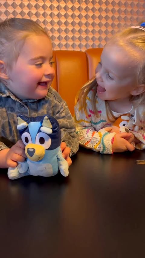 Instagram post by @twomenandalady_ for Bluey. Caption reads: [...] We took our toddler Moo on the ultimate....