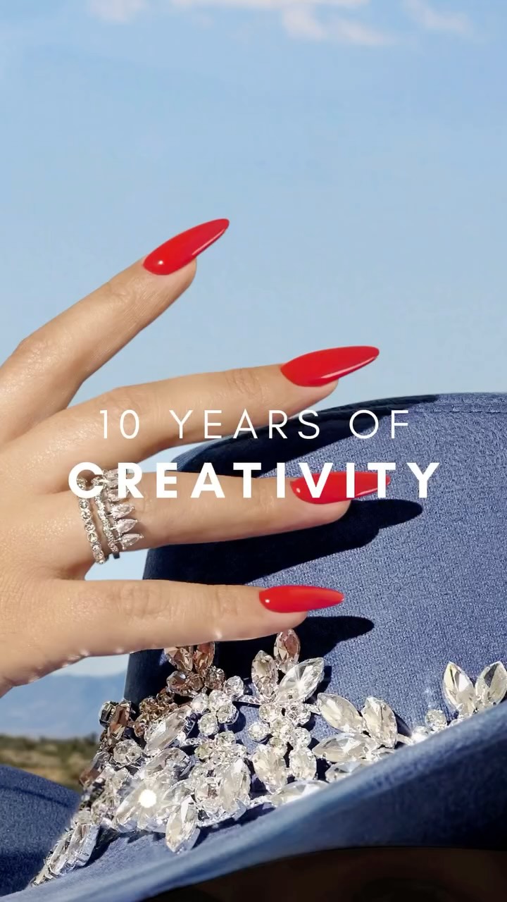 Instagram post by @daisykalnina for The GelBottle Inc. Caption reads: TGB Turns 10 🙌 We’re so excited to celebrate our....