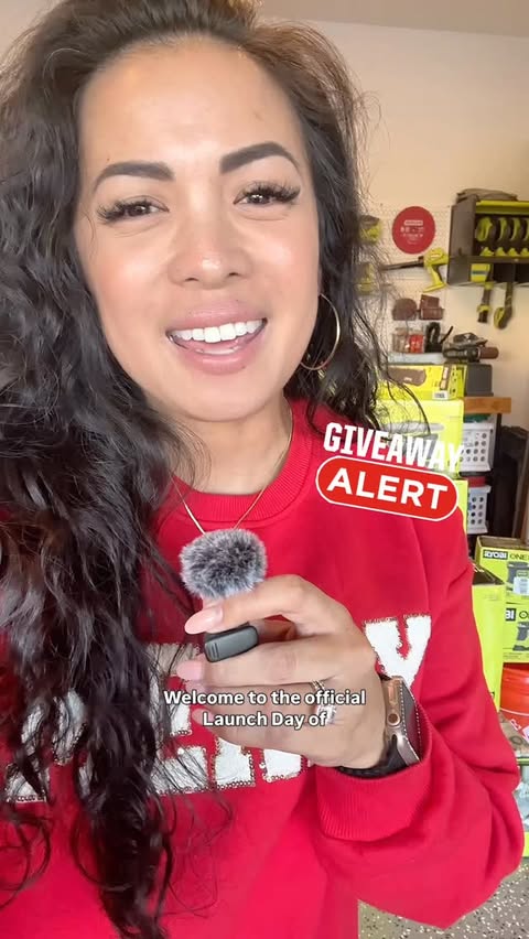 Instagram post by @jonellelovesdiy for RYOBI Tools. Caption reads: [...] to @jonellelovesdiy ’s FAVORITE....