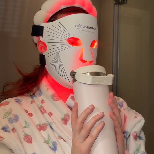 Instagram post by @youglowgrrl for currentbody. Caption reads: No trending audio just self-care sounds....