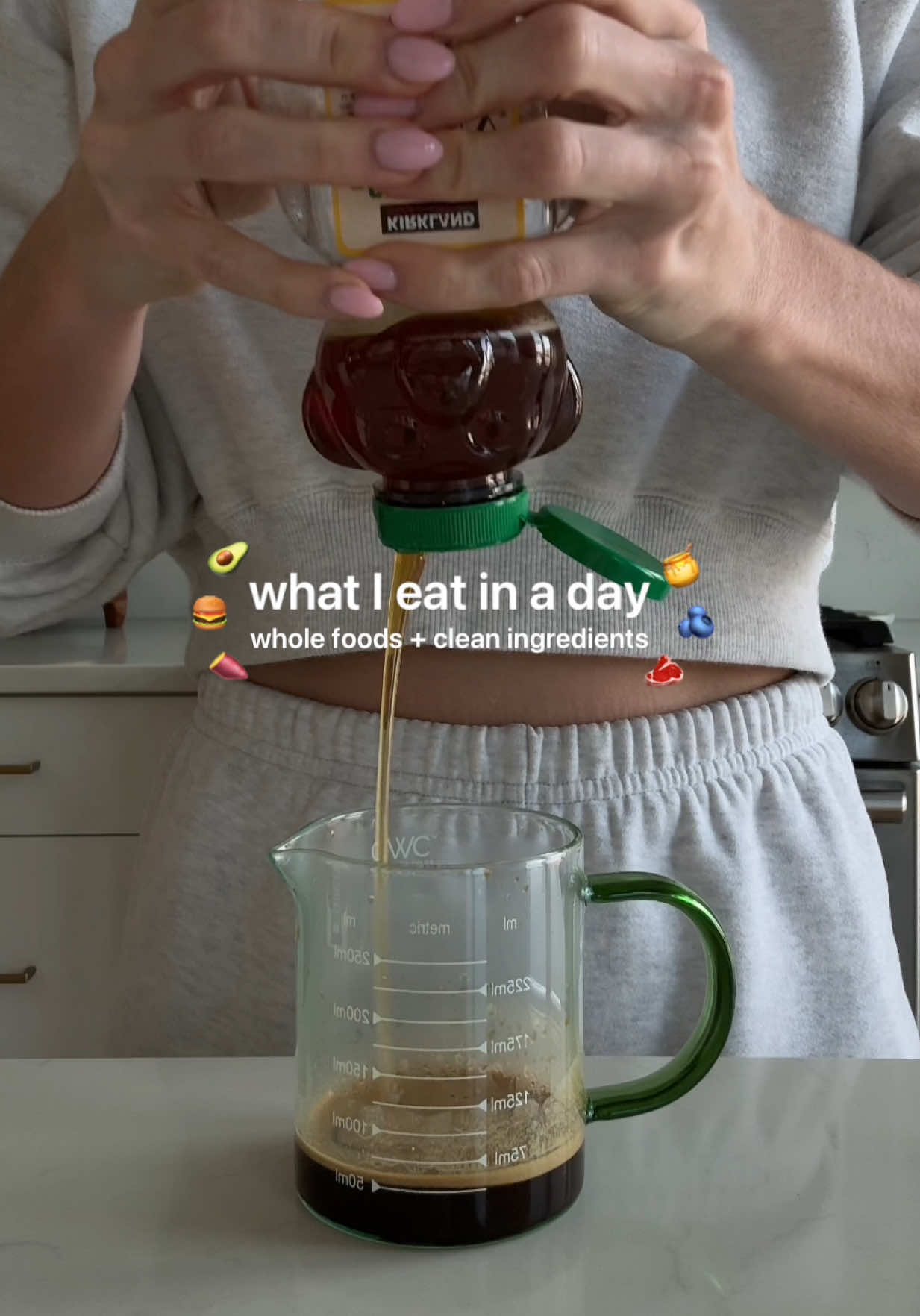 TikTok post by @brookelmason for Lemon Perfect. Caption reads: [...] and feel my best 🥩🫐🍋 featuring a @Lemon....