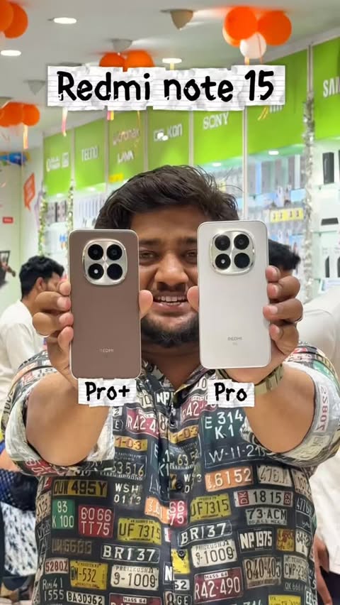 Instagram post by @madurai_90s_king for Poorvika. Caption reads: [...] the Redmi Note 15 Pro 5G Series at the....