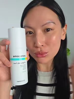 TikTok post by @millennialglowup for Dr. Nineteen. Caption reads: [...] on @YesStyle by using [GLAZEDDONUT9].....
