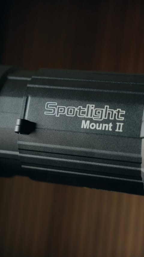 Instagram post by @joshmillerdp for Aputure. Caption reads: [...] that is a spotlight mount so I got the....