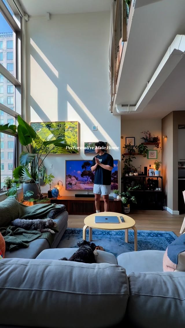 Instagram post by @youngnagisa for Architectural Digest. Caption reads: Straight out of architectural digest....