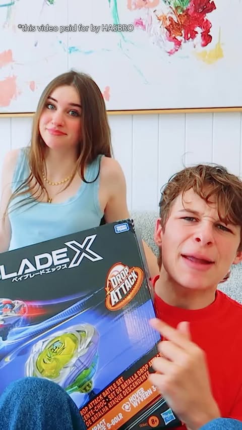 Instagram post by @norrisnuts for Hasbro. Caption reads: #ad Epic battle alert! We’re unleashing the new....