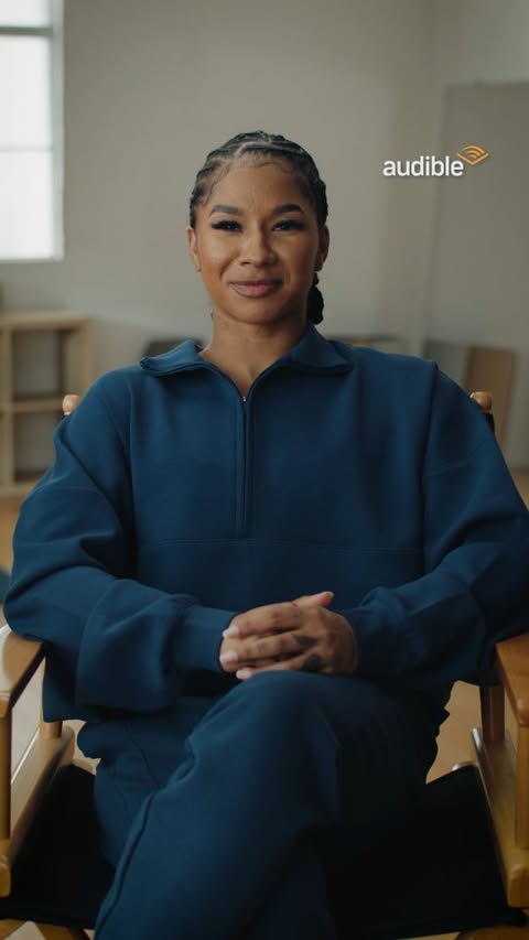 Instagram post by @jordanchiles for Audible. Caption reads: [...] expression is so important to me, and....