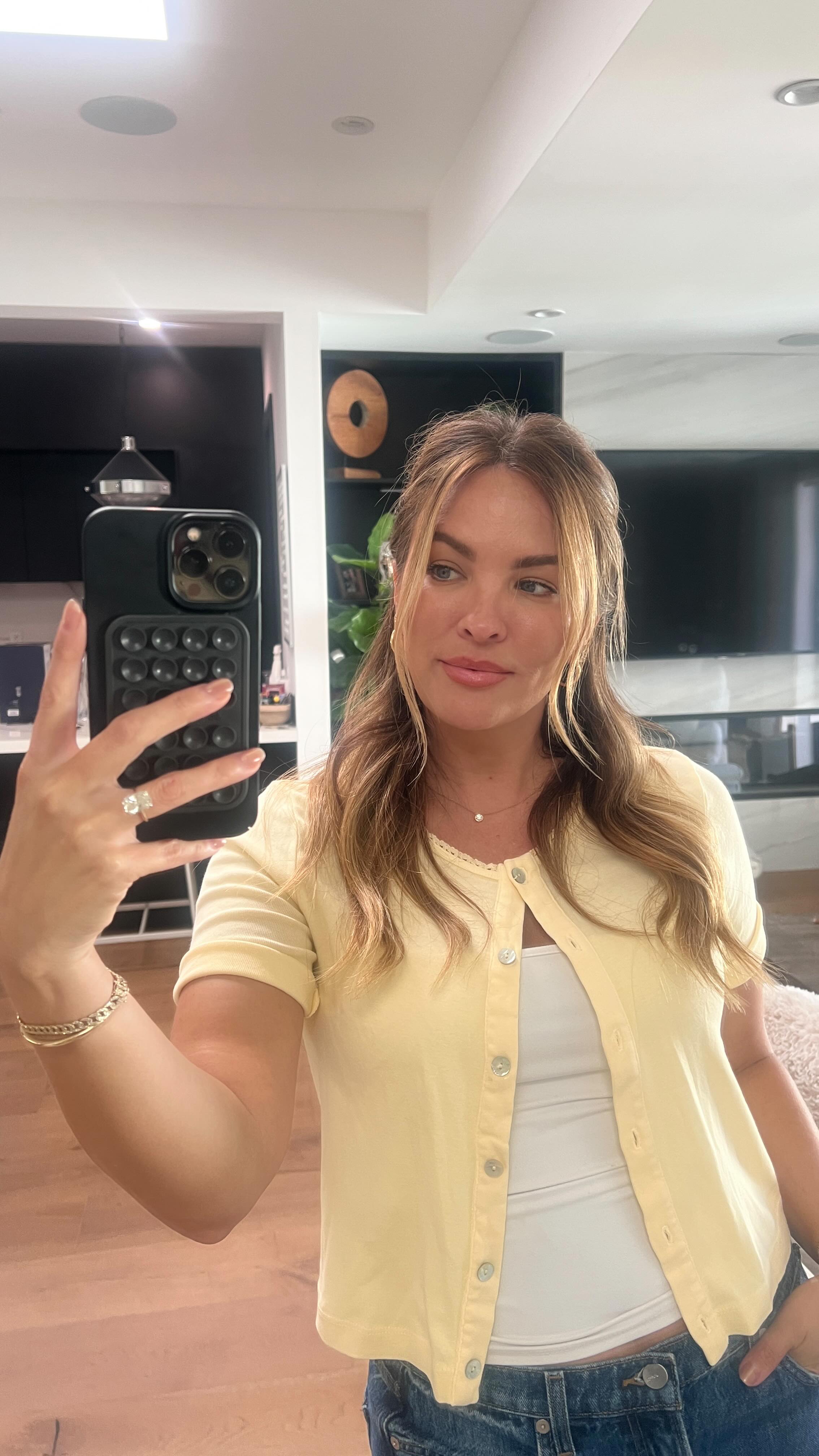 Instagram post by @beccatilley for The Knot. Caption reads: All I really care about is marrying Hayley & being....