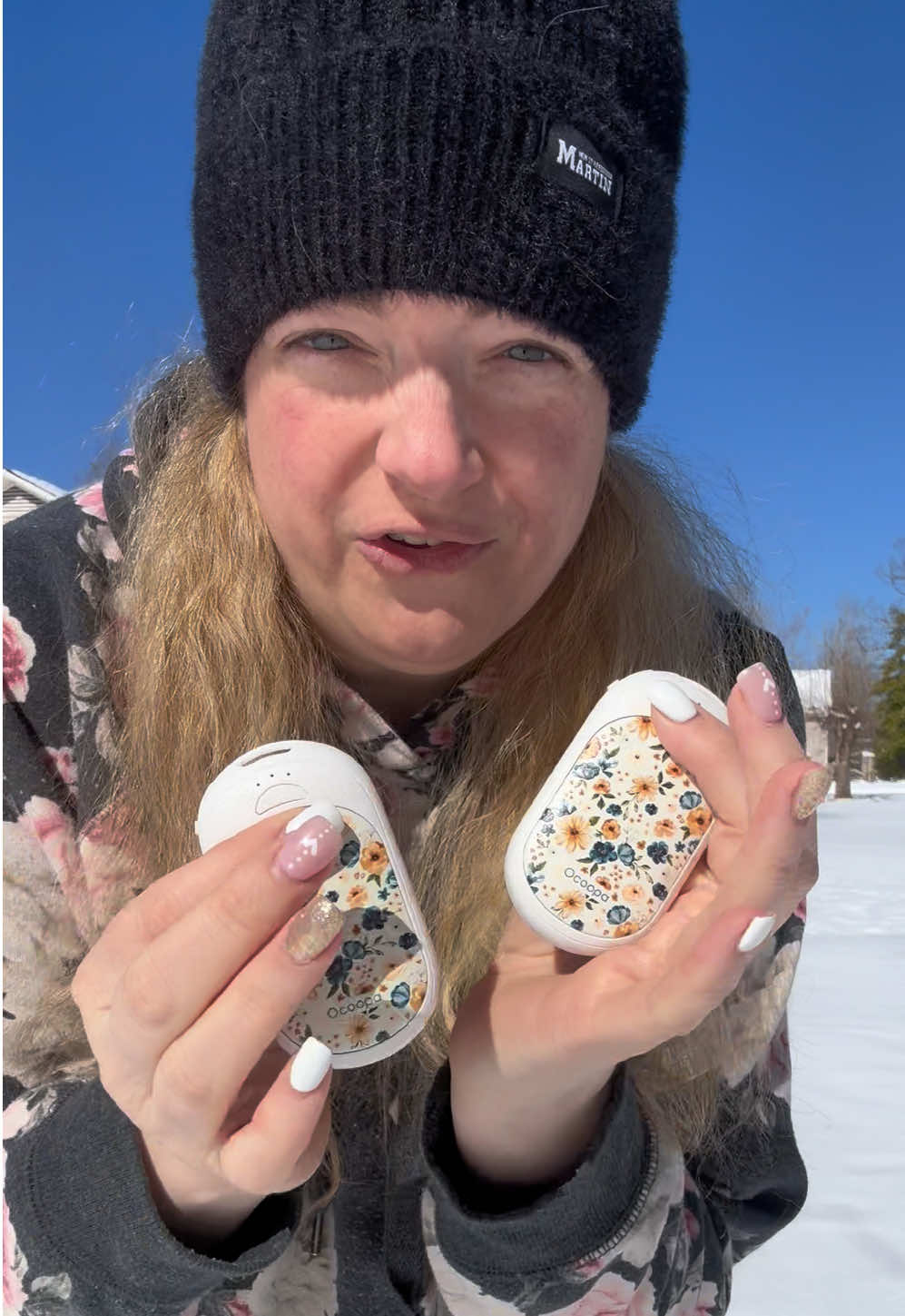 TikTok post by @goldensdaphneandruby for Ocoopa. Caption reads: [...] like icicles you gotta try these!....