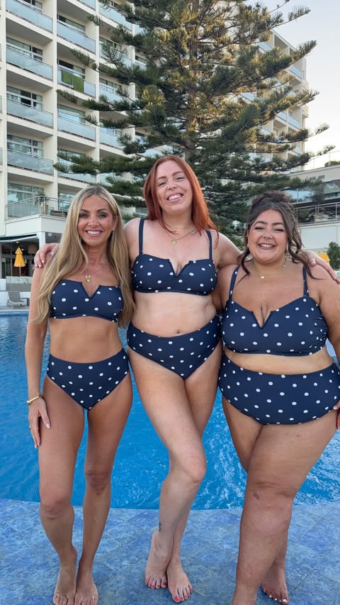 Instagram post by @thestylingthree for Simply Be. Caption reads: [...] are, you deserve swimwear you love and....