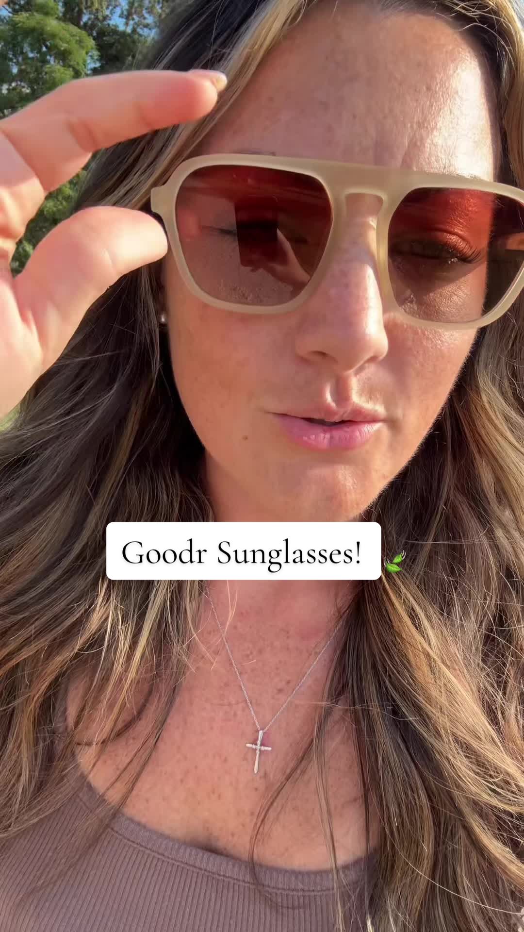 TikTok post by @_kimberly.co_ for Goodr. Caption reads: Uhm. Yes. @goodr said let’s not be annoying [...].