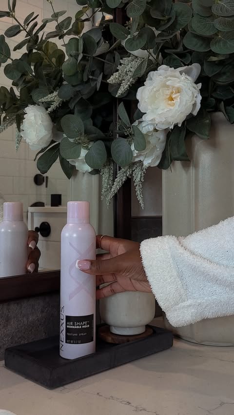 Instagram post by @daixrobinson for Nexxus Haircare. Caption reads: [...] without feeling stiff or heavy!....