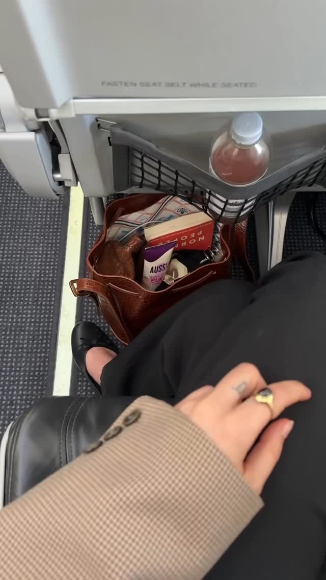 Instagram post by @saraollila for Aussie Haircare. Caption reads: mainos @aussie travel mornings ever since Aussie....