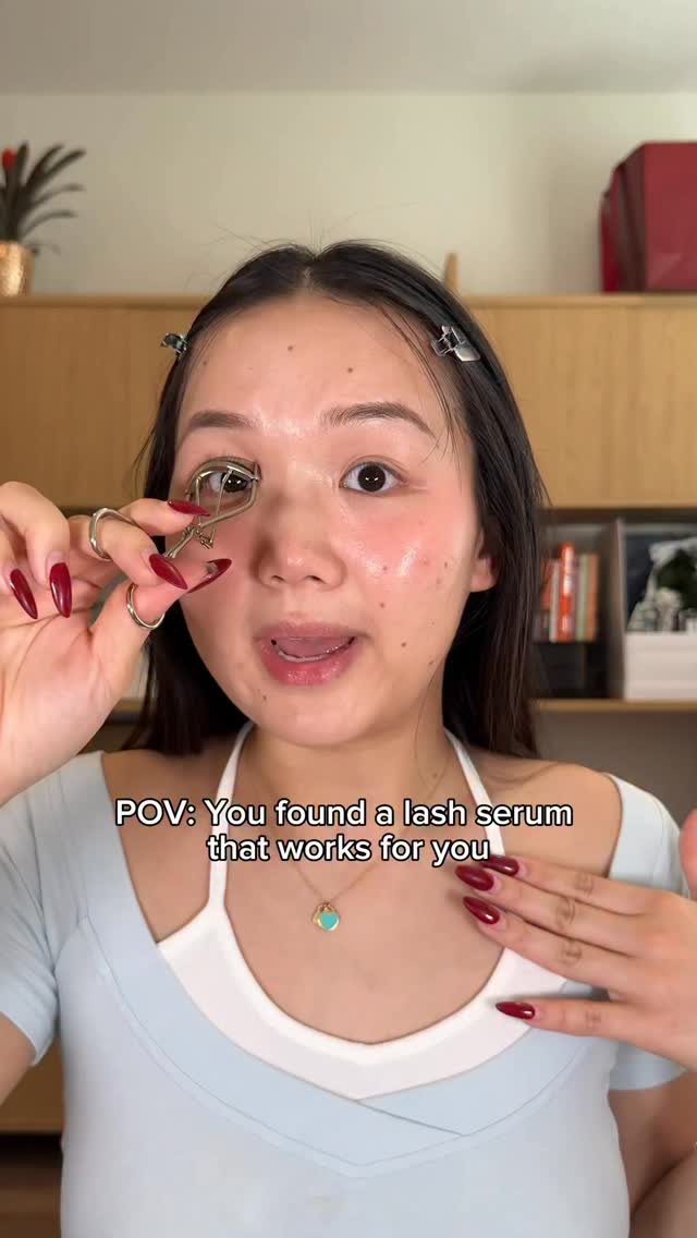 Instagram post by @gracemay_official for Grande Cosmetics. Caption reads: [...] all my sensitive eye girlies 👀 #AD....