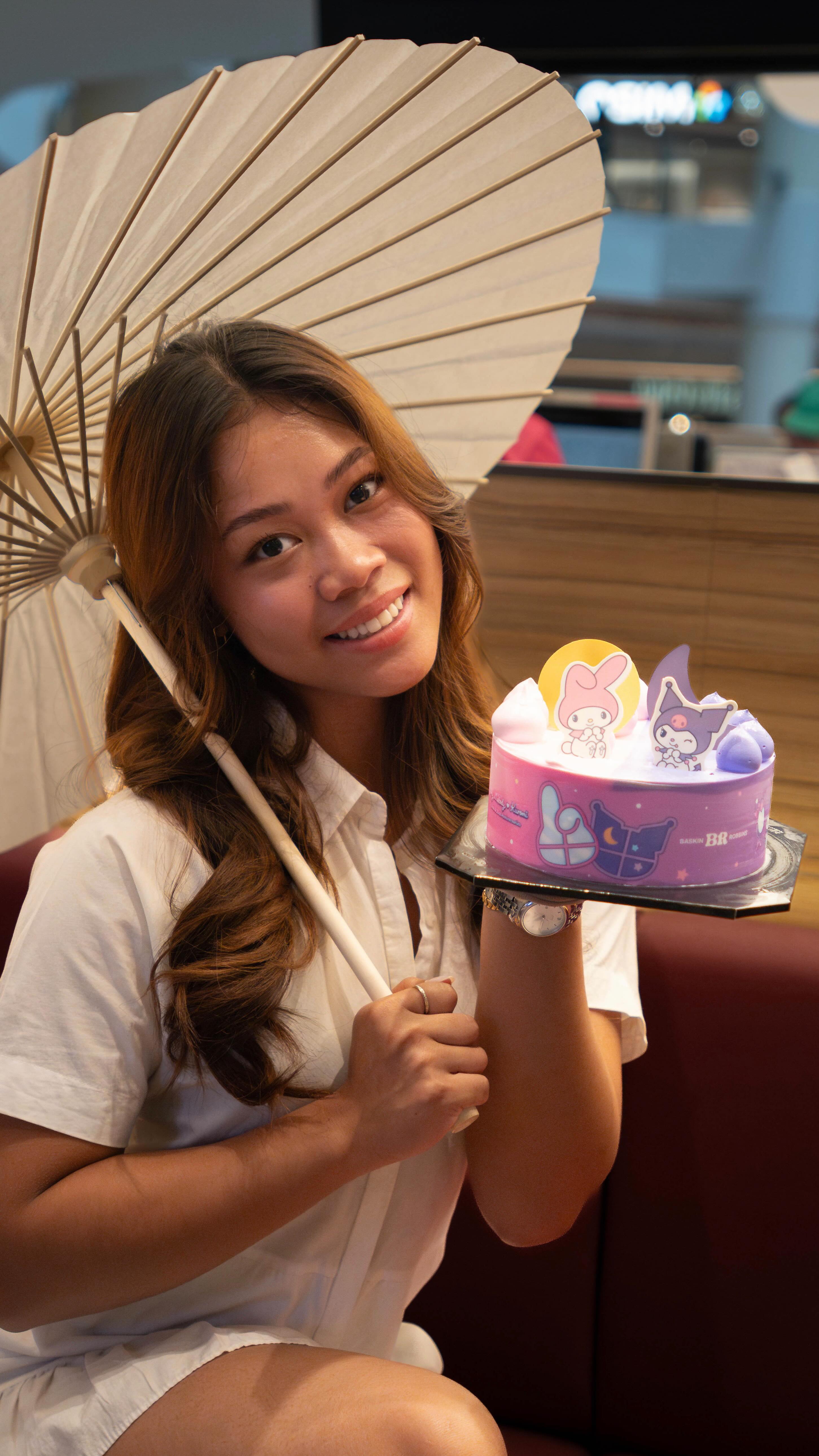 Instagram post by @dhabitaauji for Baskin-Robbins. Caption reads: Whether you like it Sweet like My Melody or Sassy....