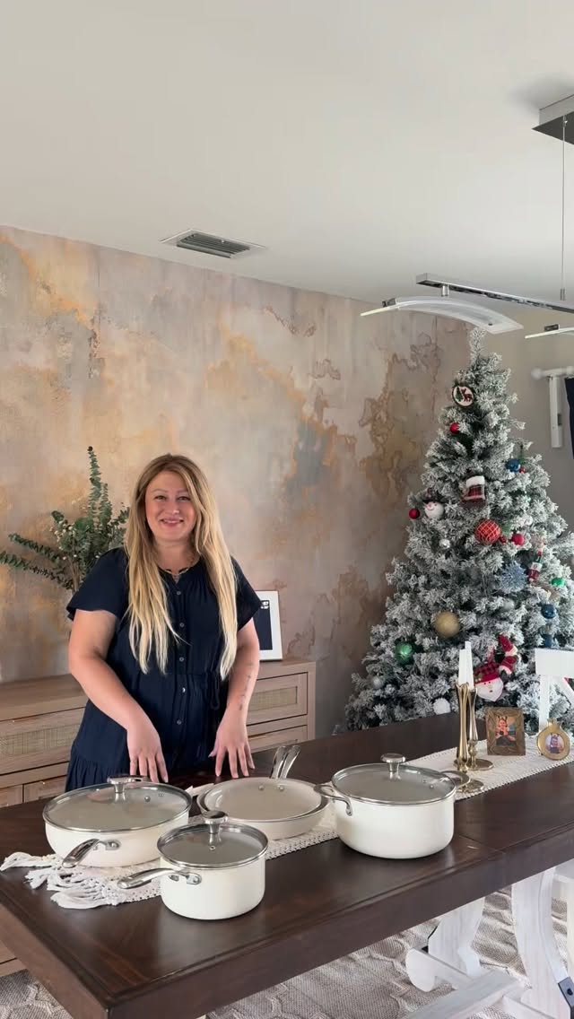 Instagram post by @inspiredbycisil for Redchef Home. Caption reads: Loving how this Redchef ceramic set transforms....