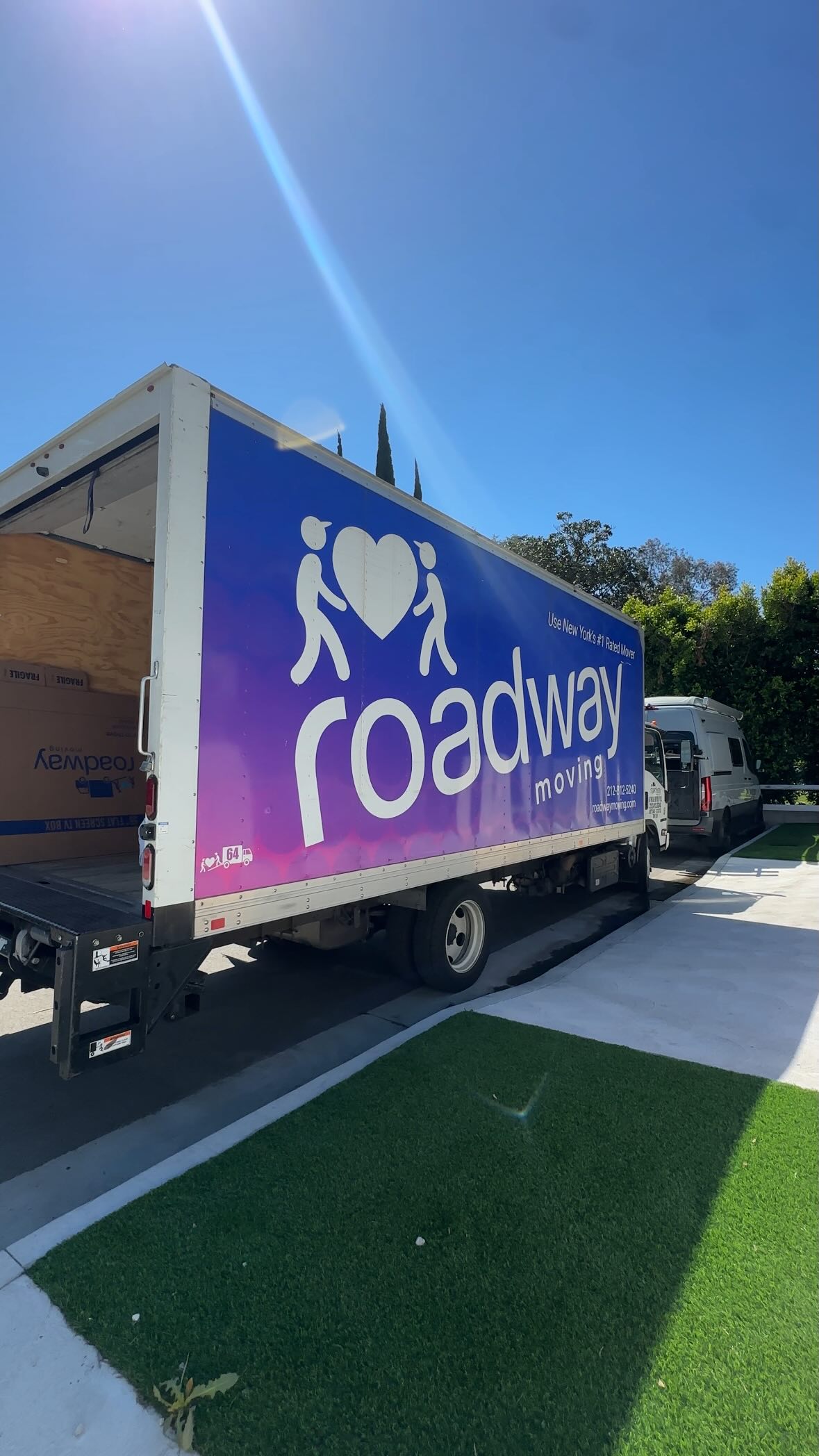 Instagram post by @seal for Roadway Moving. Caption reads: Huge thanks to @roadwaymoving for making this....