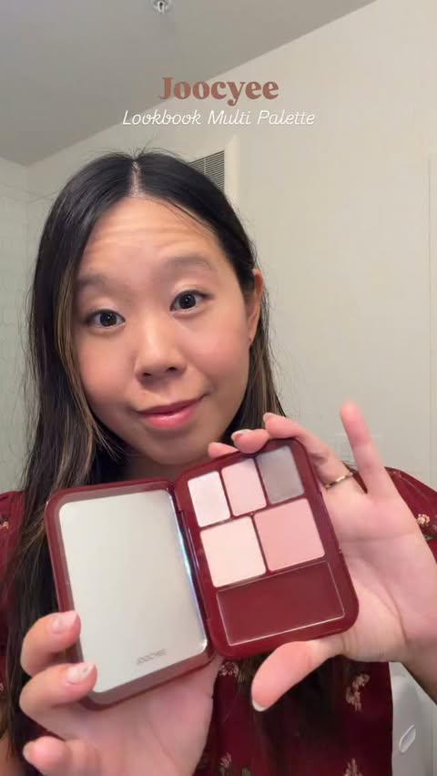 Instagram post by @melitseng.kbeauty for JOOCYEE. Caption reads: [...] like all in one palettes too?!🍷 The....