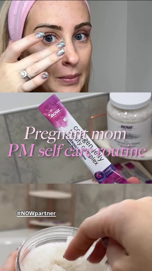 Instagram post by @catchingupwithkels for NOW Foods. Caption reads: #AD Some nights feel like pure survival mode.......