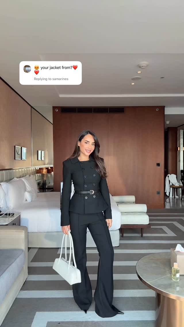 Instagram post by @rabellejlali for SELF-PORTRAIT. Caption reads: From @mrselfportrait @ounass code : RABEB for -15%....