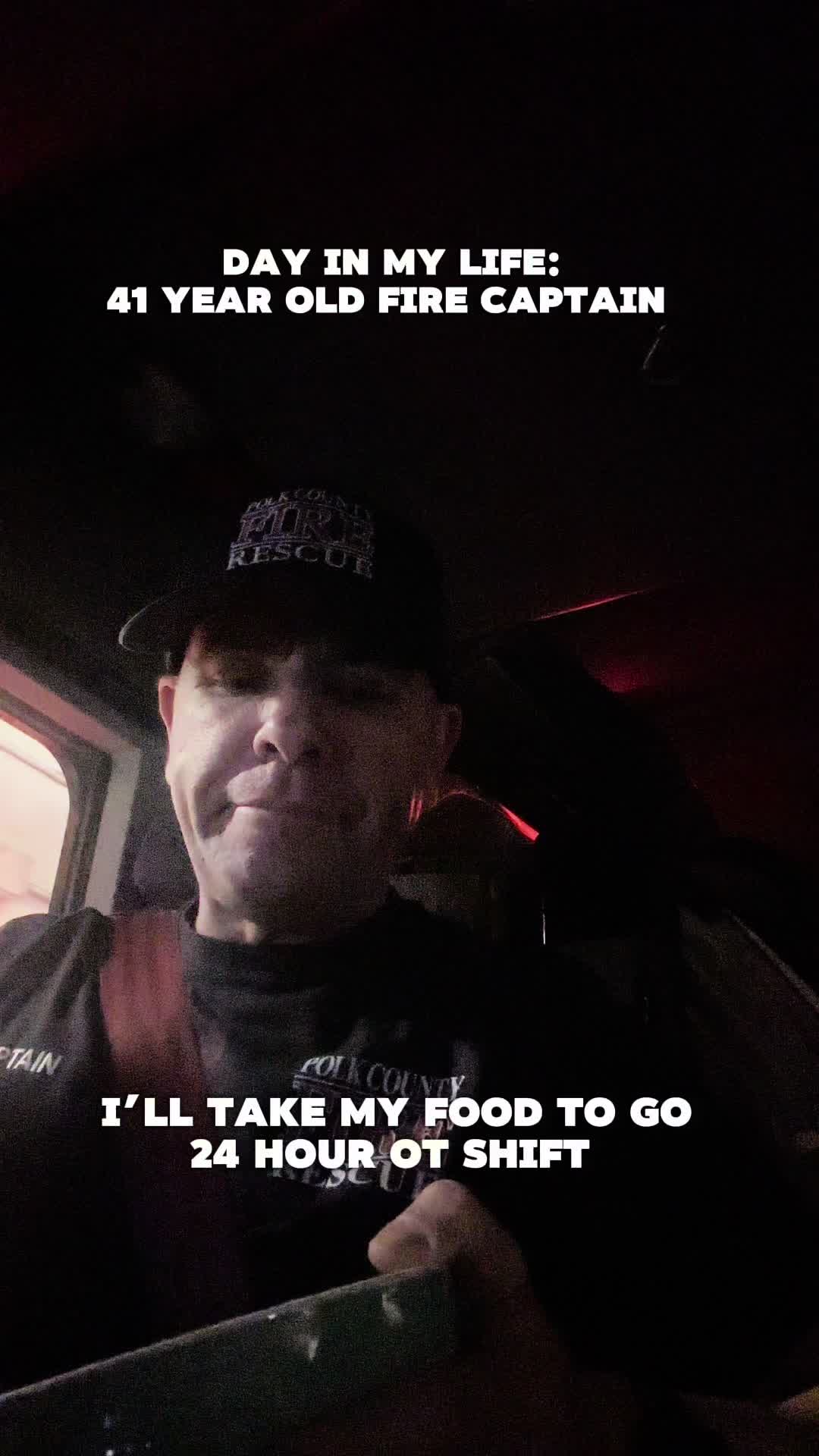 TikTok post by @scott_firefit_over40 for Speediance. Caption reads: [...] #fitover40 #firefighter #dayinthelife....