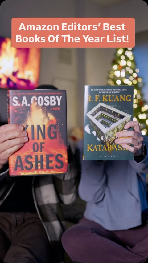 Instagram post by @bigspoonlittlespoon312 for Amazon Books. Caption reads: [...] Year list! #ad #bookstagram #books....