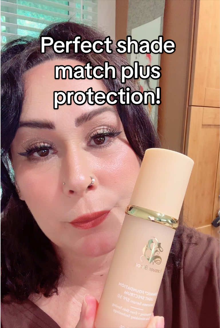 TikTok post by @mnm.4658 for Forever Bloom. Caption reads: [...] #spf #facemakeup #makeuptutorial @Forever....