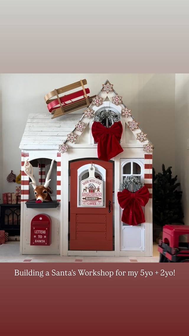 Instagram post by @elizabethhomen for KidKraft. Caption reads: Comment “house” for the link!

@kidkrafttoys....