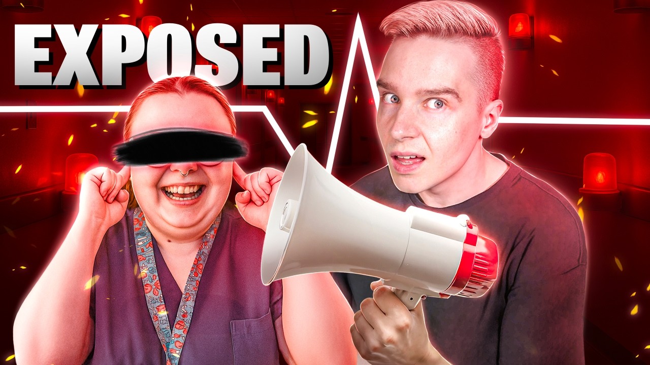 YouTube post by @Kevinits for Holy Squad. Caption reads: Pflegekräfte EXPOSED - Krankenschwester IGNORIERT....