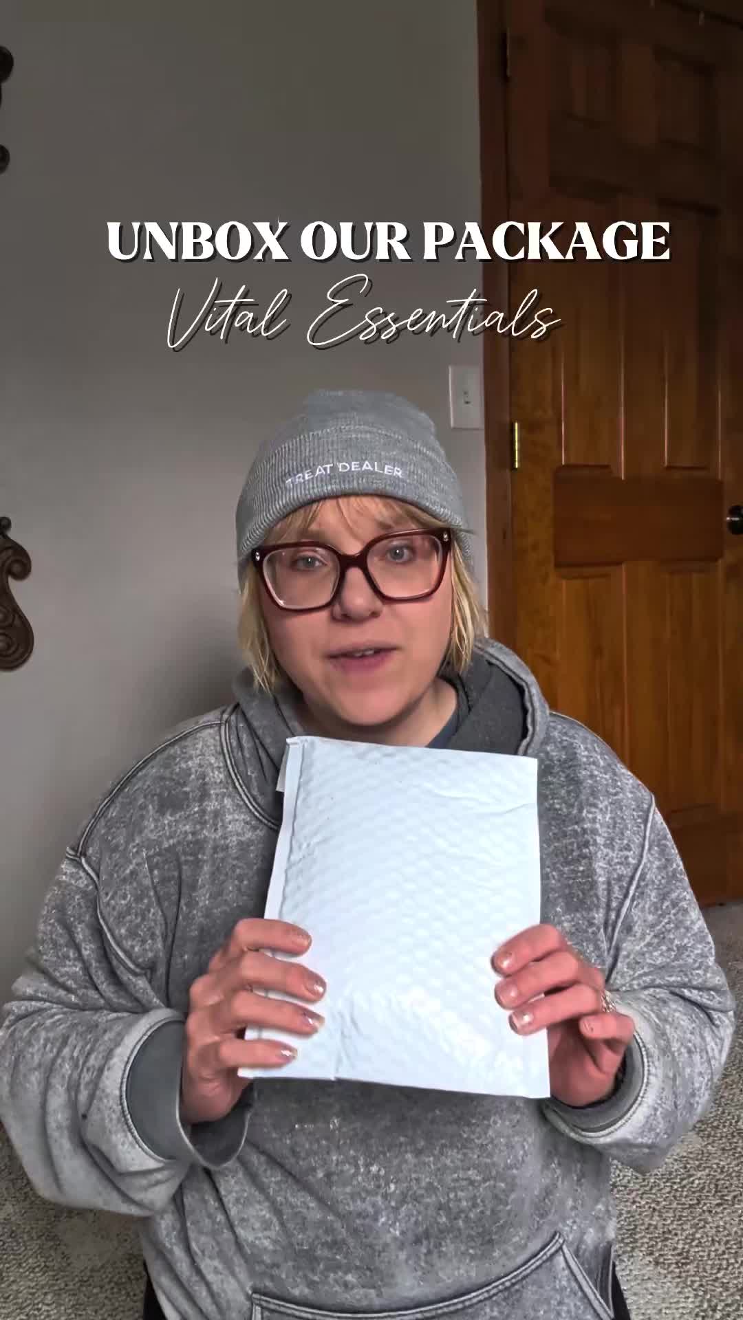 TikTok post by @ellie_marsellus_jules for Vital Essentials. Caption reads: We love @Vital Essentials in this house! You can....