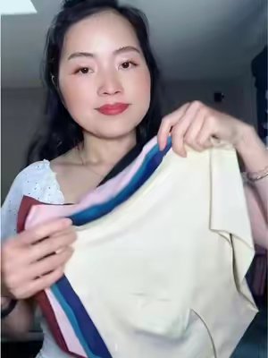 TikTok post by @pzlifestyle1 for LEVAO Store. Caption reads: These are my FAVORITE seamless high waist....